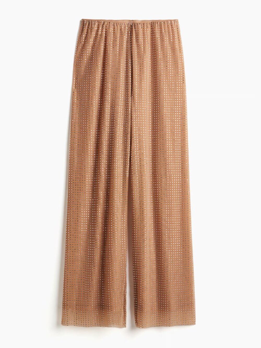 NWOT H&M Studio Rhinestone Embellished Mesh Trousers Pants M